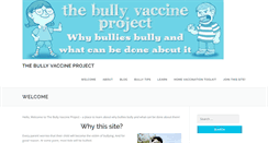 Desktop Screenshot of bullyvaccineproject.com