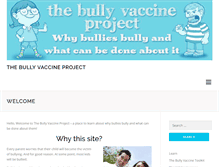 Tablet Screenshot of bullyvaccineproject.com
